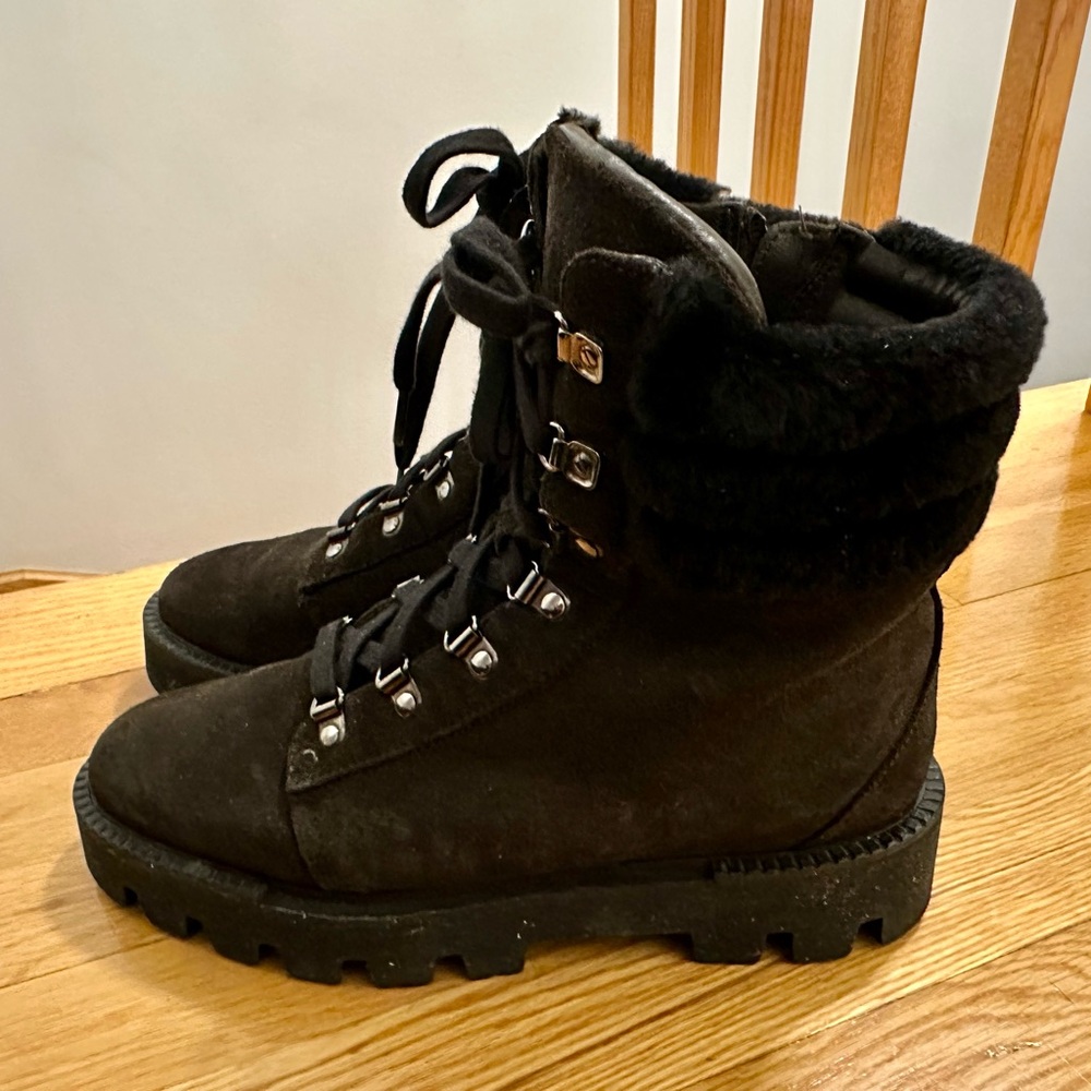 AQUATALIA ALYSSA BROWN SUEDE BOOTS
